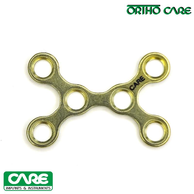 Подвійна Y-подібна пластина з 6 отворами товщиною 0,6 мм